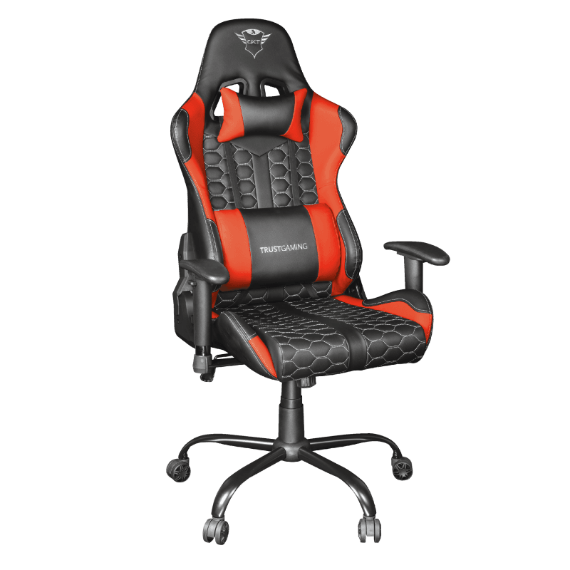 10016-products-65c8e9694700c.png كرسي جيمنج مريح الثقة - كرسي رستو GXT708R أحمر-أسود/أحمر - الصورة 1