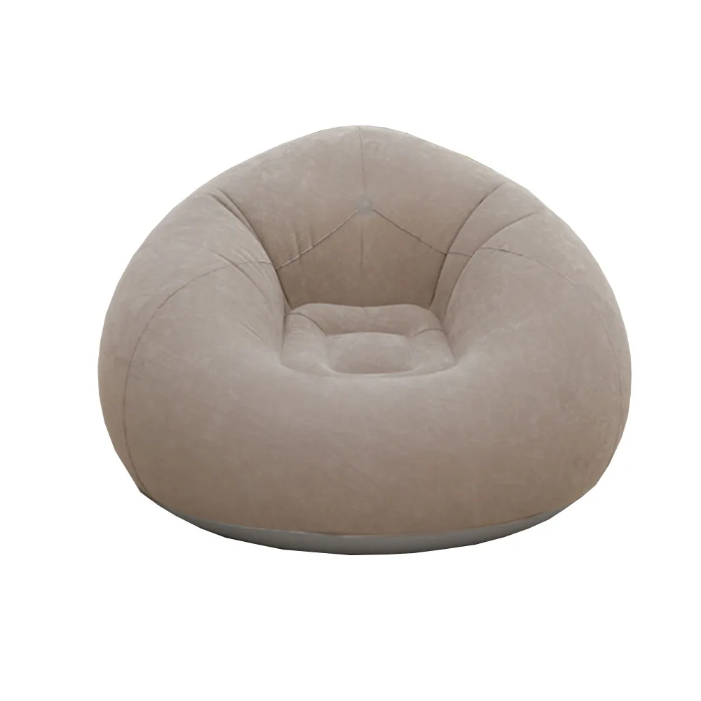 10108-products-65dec29b31898.webp كرسي قابل للنفخ مع مضخة هواء أثاث غرفة المعيشة أريكة سرير قابلة للنفخ كيس فول بولي كلوريد الفينيل يتدفقون أريكة القيلولة عادي - الصورة 1