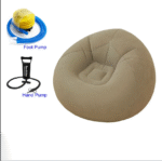 ⁦كرسي قابل للنفخ مع مضخة هواء أثاث غرفة المعيشة أريكة سرير قابلة للنفخ كيس فول بولي كلوريد الفينيل يتدفقون أريكة القيلولة عادي⁩ - الصورة ⁦4⁩