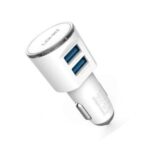 شاحن سيارة مزدوج منافذ USB من ال دنيو دي اي - سي 29، أبيض