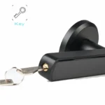 ⁦قفل مقبط باب ذكي قفل ذكي رقمي بصمة الإصبع ومقبض دائري للأبواب من الداخل (بصمة الإصبع أو المفتاح)⁩ - الصورة ⁦9⁩