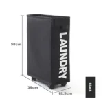 ⁦سلة تخزين الملابس قابلة للطي لحصيرة اليوغا ، معدات اللياقة البدنية تخزين الرف ، لعبة بندقية ، القفز على الحبل ، الريشة⁩ - الصورة ⁦4⁩