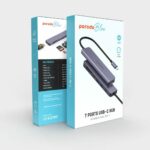 ⁦وصلة متعددة المنافذ بورودو بلو 7 منافذ USB-C HUB 4K HDMI ومنفذ USB-C مزدوج⁩ - الصورة ⁦3⁩