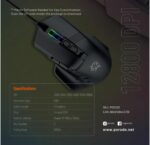 ⁦ماوس جيمنج ماوس الألعاب Porodo Gaming بدقة 12800 نقطة في البوصة و9 مفاتيح قابلة للبرمجة⁩ - الصورة ⁦2⁩