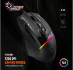 ماوس جيمنج ماوس ألعاب بورودو بدقة 7200 نقطة في البوصة و8 مفاتيح قابلة للبرمجة