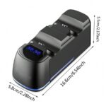 ⁦منصة شحن لاجهزة البلايستيشن4 دوك شحن وحدة التحكم، دوك شحن لوحدة التحكم Ps4 المتطورة برقاقة شحن سريعة 2 ساعات، مجهزة بمؤشر ضوئ⁩ - الصورة ⁦2⁩