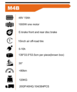 ⁦سكوتر الشبح كهربائي للكبار بقوة 48v 800w كفرات صحراوية سكوتر كهربائي يعمل بمحرك بقوة عالية جدا سرعة 35k/m مع ريموت تشغيل عن⁩ - الصورة ⁦10⁩