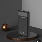 بور بنك ماكس باور بانك بشاشة رقمية 10,000 مللي أمبيرتدعم الشحن السريع 22.5 واط