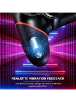 ⁦جهاز تحكم بلايستيشن PS4، وحدة تحكم DoinMaster اللاسلكية لجهاز Playstation 4/Pro/Slim/PC، لوحة ألعاب تعمل باللمس مع وظيفة اهتز⁩ - الصورة ⁦3⁩