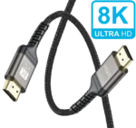كابل HDMI مضفر بطول 3 متر من سلسلة Pawa El Caro إلى HDMI 8K. ( 3M )