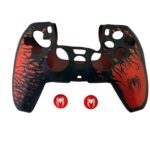 ⁦كفر لجهاز البيلايستيشن5 حافظة حماية من السيليكون مع كفرات للجبر Deadskull (سبايدر مان)⁩ - الصورة ⁦2⁩