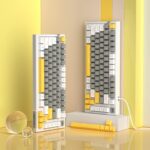 ⁦كيبورد جيمنج سوتش احمر لوحة مفاتيح ميكانيكية MageGee، لوحة مفاتيح سلكية للألعاب بإضاءة خلفية ولوحة مفاتيح USB رفيعة للغاية مع⁩ - الصورة ⁦9⁩