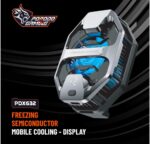 قطعة تبريد للهاتف جهاز تبريد وشاشة Porodo Gaming Freezing Semiconductor المحمول - رمادي