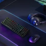 ⁦كيبورد جيمنج ميكانيكي بورودو، لوحة مفاتيح ميكانيكية للألعاب TKL Gateron Switch - أسود⁩ - الصورة ⁦3⁩