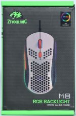 ⁦ماوس جيمنج ماوس ألعاب سلكي فائق الخفة من KUIYN 383 PRO، هيكل قرص العسل خفيف الوزن، 6 ماوس بإضاءة خلفية للتنفس RGB، 6 DPI 6400⁩ - الصورة ⁦9⁩