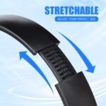 ⁦سماعة بلوتوث سماعات رأس بلوتوث لاسلكية مع ميكروفون، ستيريو هاي فاي، إضاءة LED، إلغاء الضوضاء، زمن وصول منخفض للألعاب والمكالم⁩ - الصورة ⁦10⁩