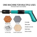 ⁦مسدس مسامير مع 100 مسمار هوائي قوي بديل للمطرقة الكهربائية والمثقاب ومع جميع ملحقاته ومستلزماته⁩ - الصورة ⁦6⁩