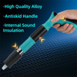 ⁦مسدس مسامير مع 100 مسمار هوائي قوي بديل للمطرقة الكهربائية والمثقاب ومع جميع ملحقاته ومستلزماته⁩ - الصورة ⁦12⁩