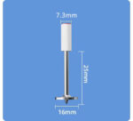 ⁦مسامير للمسدس 100 قطعة مسامير فولاذية مستديرة مسامير 14 سم مسامير مسدس الثقاب كرتون مسامير يحتوي على 100 مسمار⁩ - الصورة ⁦2⁩