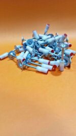 ⁦مسامير للمسدس 100 قطعة مسامير فولاذية مستديرة مسامير 14 سم مسامير مسدس الثقاب كرتون مسامير يحتوي على 100 مسمار⁩ - الصورة ⁦3⁩