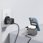 ⁦ادابتر شحن سريع 0% إلى 60% في 35 دقيقة شاحن Powerology بمنفذ C واحد بقوة 20 وات المملكة المتحدة - أسود⁩ - الصورة ⁦4⁩