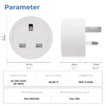 ⁦مقبس واي فاي ذكي بلك ذكي Tuya SmartLife يعمل مع Amazon Alexa (Echo, Echo Dot)، Google Home، IFTTT، مقبس ذكي،⁩ - الصورة ⁦7⁩