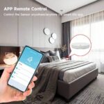 ⁦حساس حركة حراري حساس تواجد بشري Tuya واي فاي، حساس حركة بتردد راداري 24 جيجاهرتز، أمن منزلي ذكي بتحكم عن بُعد عبر التطبيق⁩ - الصورة ⁦5⁩