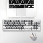 طقم جيمنج كيبورد مع ماوس لاسلكي بالعربي مجموعة ماوس لوحة مفاتيح الألعاب اللاسلكية من بورودو 2.4 جيجا هرتز 1600 نقطة لكل بوصة