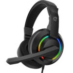 ⁦طقم جيمنج كيبورد وماوس وسماعة وماوس باد مجموعة ألعاب بورودو 4 في 1 مع لوحة مفاتيح وسماعة رأس وماوس ولوحة ماوس - أسود⁩ - الصورة ⁦3⁩