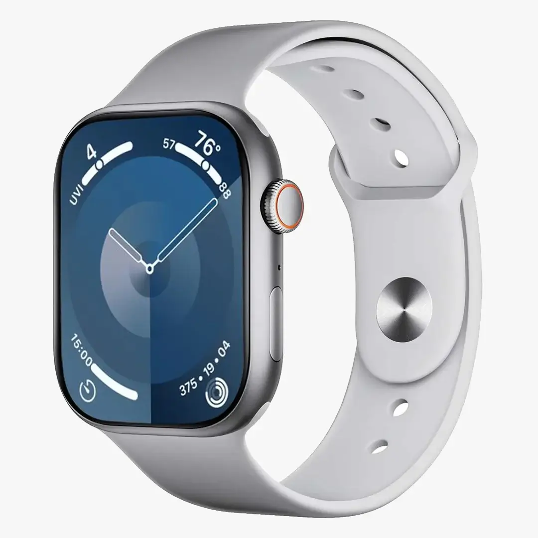 10684-products-6703652f58a86.webp ساعة ذكية تدعم الاتصالات وبرامج الصحة والرياضة واللغة العربية مع بطارية قوية 5 ايام ساعة باوا ستيلر الذكية - فضي - الصورة 1