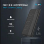 ⁦بنك طاقة مدمج وسريع الشحن بقدرة 5 وات بسعة 10000 مللي أمبير في الساعة.⁩ - الصورة ⁦3⁩