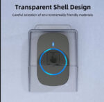 ⁦غطاء جرس الباب مقاوم للماء، غطاء جرس الباب اللاسلكي المطري الشفاف للحماية (لا يشمل جرس الباب)⁩ - الصورة ⁦8⁩