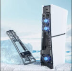 مروحة تبريد للسوني5 سريعة ذكية بتقنية الذكاء الاصطناعي - أسود Porodo Gaming PS5 Slim