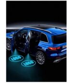 ⁦مصباح شعار للسيارات لاسلكي لباب السيارة قطعتان يعمل بالبطارية بالاستشعار التلقائي لديكور ( تويوتا - نيسان )⁩ - الصورة ⁦2⁩