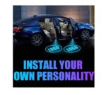 ⁦مصباح شعار للسيارات لاسلكي لباب السيارة قطعتان يعمل بالبطارية بالاستشعار التلقائي لديكور ( تويوتا - نيسان )⁩ - الصورة ⁦3⁩