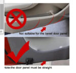 ⁦مصباح شعار للسيارات لاسلكي لباب السيارة قطعتان يعمل بالبطارية بالاستشعار التلقائي لديكور ( تويوتا - نيسان )⁩ - الصورة ⁦7⁩