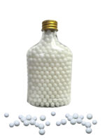 علبة رصاص خرز اكثر من 300 حبة بلاستيكي قابلة لاعادة الاستخدام ل مسدسات الخرز طلقات الخرز قياس AIRSOFT BB’S 7MM