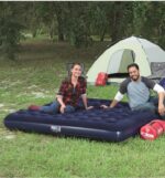 ⁦سرير هوائي قابل للنفخ قوي جدا لشخصين يتحمل الاوزان الثقيلة فلوك للجنسين من جيليرت، سرير هوائي مزدوج للاستخدام الخارجي، أسود،⁩ - الصورة ⁦3⁩