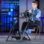 ⁦حامل عجلة سباق مارادا سيم محاكي قمرة القيادة X-Structure سريع الطي مناسب لـ Thrustmaster/Logitech G29، G923، G920، T300RS، T1⁩ - الصورة ⁦7⁩