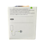 ⁦ادابتر ابل تقليد درجة اولى جوده عالية قابس USB C مزدوج قابس شاحن سريع بقوة 50 وات للايفون النسخة البريطانية⁩ - الصورة ⁦2⁩