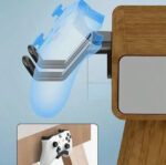 ⁦ستاند للكنترولر او سماعة الرأس / جهاز التحكم العالمي قطعة واحدة، رف عرض سماعات الأذن المثبت على الحائط⁩ - الصورة ⁦3⁩