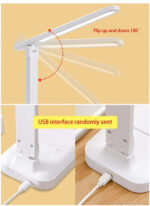 ⁦مصباح طاولة Led مُصمم لحماية العين، للقراءة، والكتابة، والمذاكرة ، بإضاءة مُضيئة قابلة للتعديل⁩ - الصورة ⁦11⁩