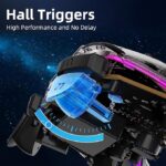 ⁦جهاز تحكم بلايستيشن4 احترافي مع ازرار خلف والتيربو مع بلوتوث للهواتف وحدة تحكم PS4 من Porodo Gaming Crystal Shell PS4، PS3، ا⁩ - الصورة ⁦2⁩