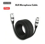 كابل صوت XLR kailynia - ذكر إلى أنثى كابل ميكروفون للصوت المتوازن - كابل ميكروفون ملون ذو جودة صوت عالية من KAILYNIA