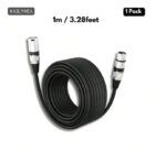 ⁦كابل صوت XLR kailynia - ذكر إلى أنثى كابل ميكروفون للصوت المتوازن - كابل ميكروفون ملون ذو جودة صوت عالية من KAILYNIA⁩ - الصورة ⁦6⁩