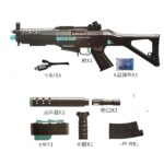 ⁦رشاش خرز الكرات الهلامية SG552 اوتماتيك مع خزان كبير جدا ياتي معه 500 كره قوي يصل لمسافة 25 متر مسدس خرز جل كهربائي⁩ - الصورة ⁦5⁩