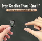 ⁦سماعة أذن لاسلكية صغيرة جدا جدا - سماعات ايربودز بلوتوث صغيرة مزودة بإلغاء الضوضاء وضبط مستوى الصوت وبطارية قوية لفترة طويلة⁩ - الصورة ⁦5⁩