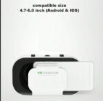 ⁦نظارة ثلاثية الابعاد للهواتف AyeBeau نظارات واقع افتراضي Vr، نظارة ثلاثية الأبعاد رقمية للهواتف الذكية بحجم 4.7 - 6.0 إنش، بد⁩ - الصورة ⁦4⁩