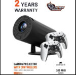 ⁦جهاز العاب كلاسيكية جهاز عرض ألعاب Porodo 4K يعمل بنظام Android 11 مع Auto Keystone ووحدة تحكم Gamepad⁩ - الصورة ⁦3⁩