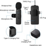 ⁦مايك لاسلكي مناسب لجميع انواع الهواتف *PAWA* ميكروفون لاسلكي مزدوج MIKE M2.⁩ - الصورة ⁦10⁩